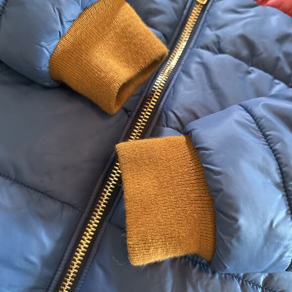 Aviator Nation Unisex Trekker Sherpa Hood Puffy Retro Rare Outerwear Jacket XS - Picture 3 of 10